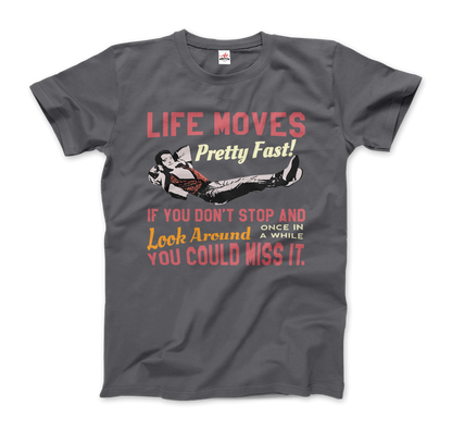 Ferris Bueller's Day Off Life Moves Pretty Fast T-Shirt-3