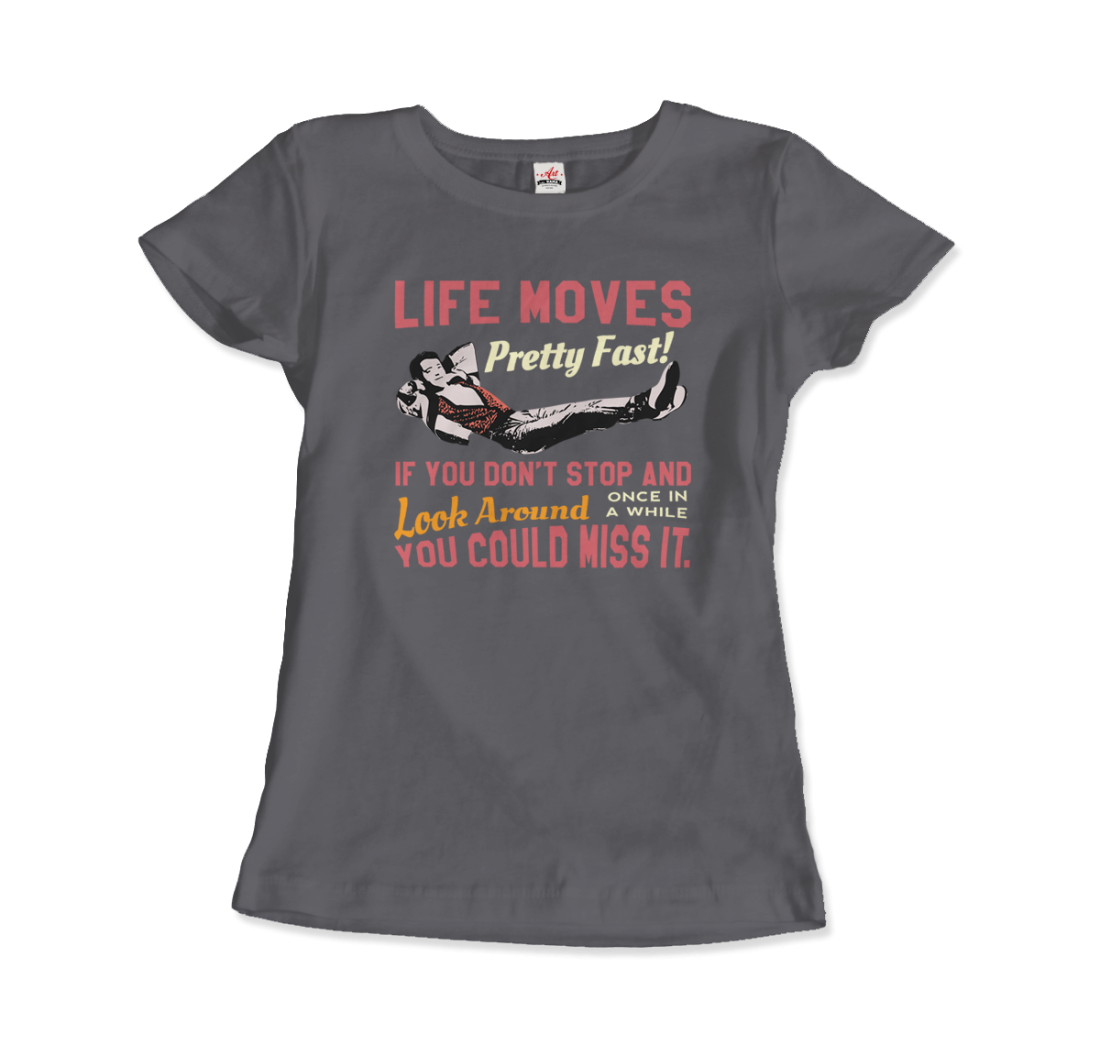 Ferris Bueller's Day Off Life Moves Pretty Fast T-Shirt-4