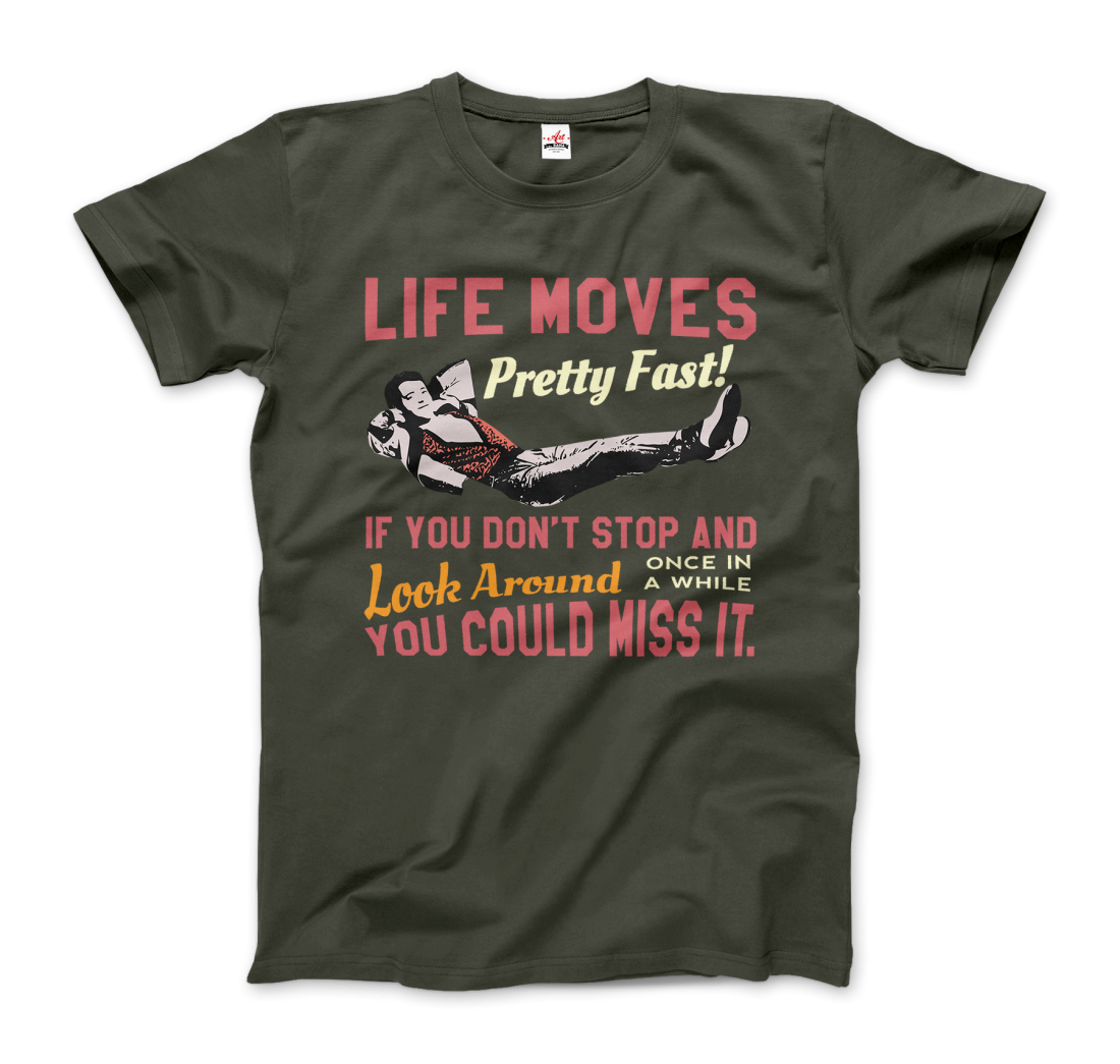 Ferris Bueller's Day Off Life Moves Pretty Fast T-Shirt-9