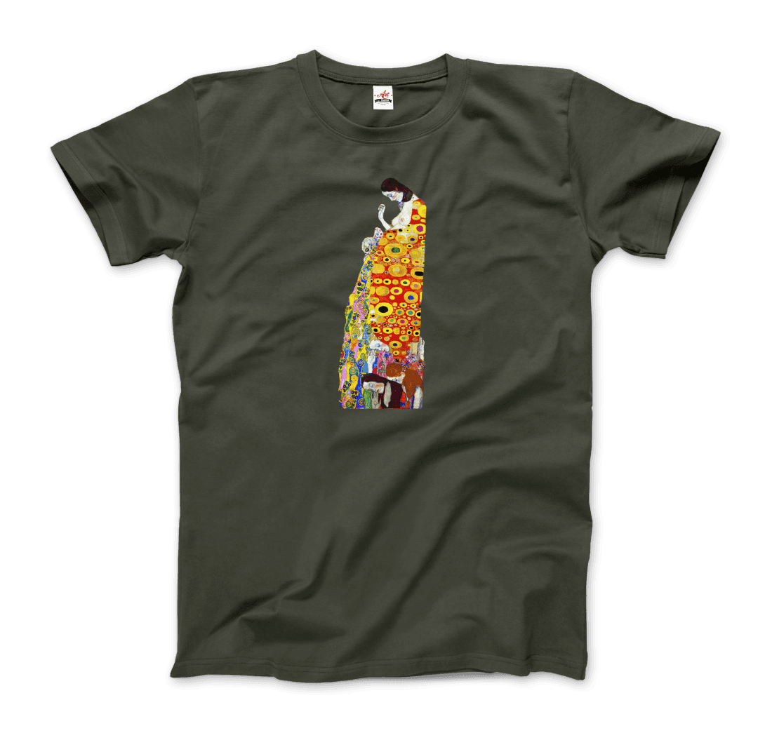 Gustav Klimt Hope II, 1908 Artwork T-Shirt-12