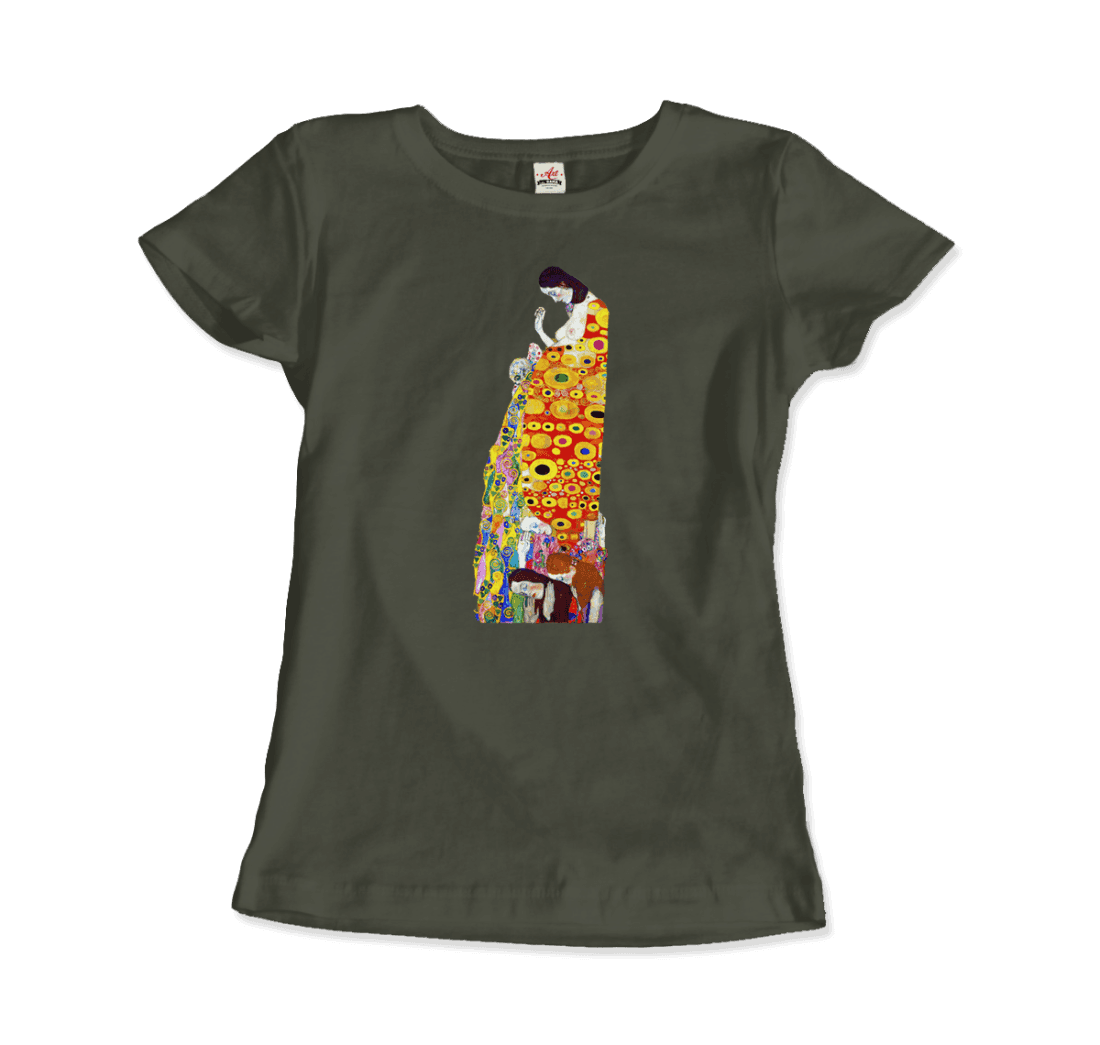 Gustav Klimt Hope II, 1908 Artwork T-Shirt-13