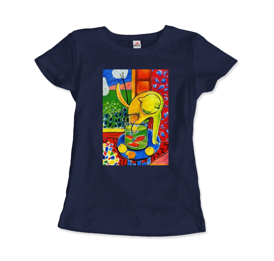 Henri Matisse The Cat With Red Fishes 1914 Artwork T-Shirt-9