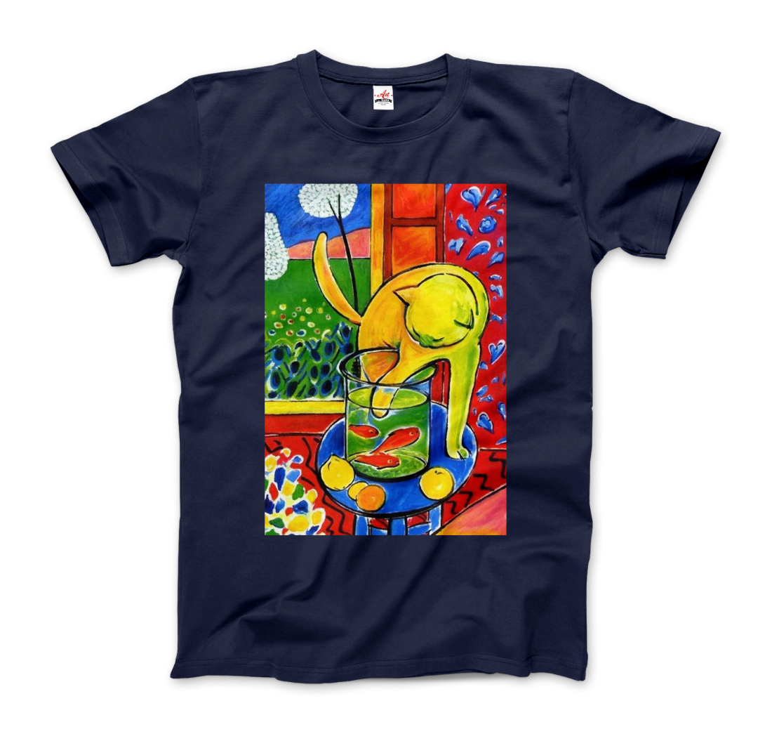 Henri Matisse The Cat With Red Fishes 1914 Artwork T-Shirt-8