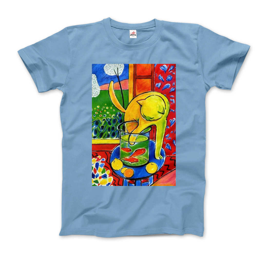 Henri Matisse The Cat With Red Fishes 1914 Artwork T-Shirt-12