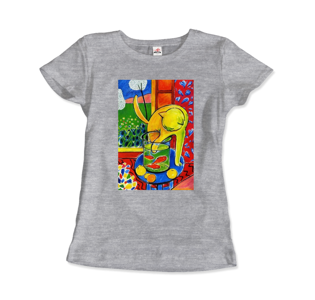 Henri Matisse The Cat With Red Fishes 1914 Artwork T-Shirt-7