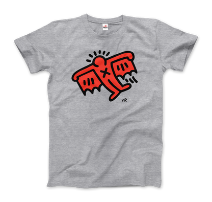 Flying Devil Icon, 1990 Street Art T-Shirt-4