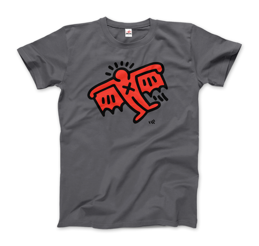 Flying Devil Icon, 1990 Street Art T-Shirt-12