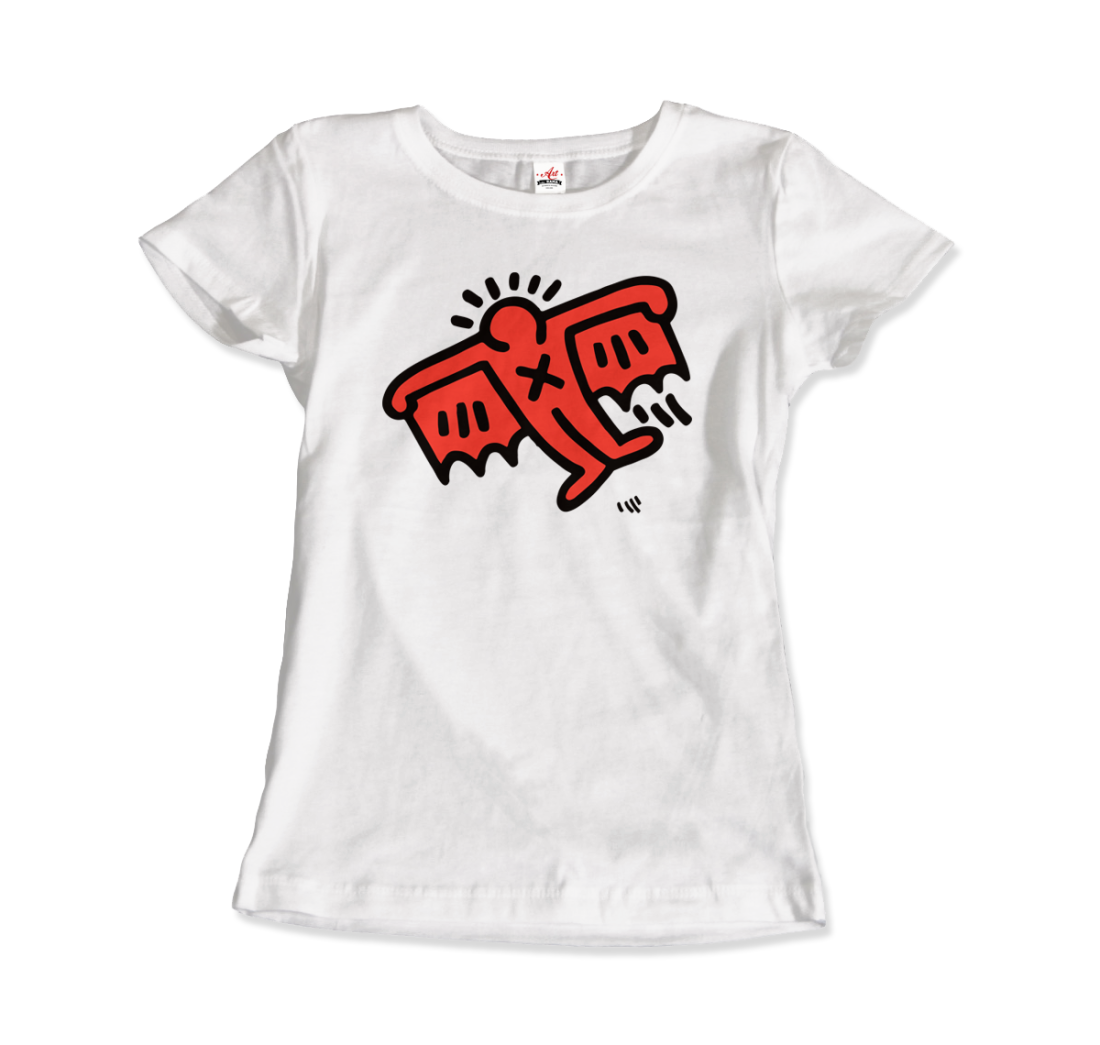 Flying Devil Icon, 1990 Street Art T-Shirt-7