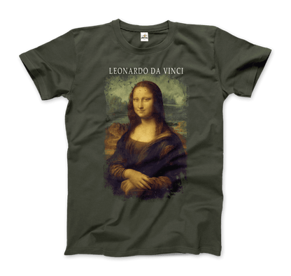 Leonardo Da Vinci, Mona Lisa, 1503~1519 Artwork T-Shirt-7