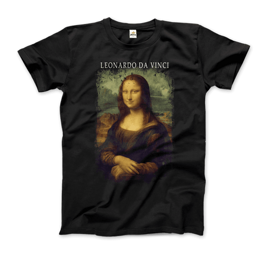 Leonardo Da Vinci, Mona Lisa, 1503~1519 Artwork T-Shirt-0