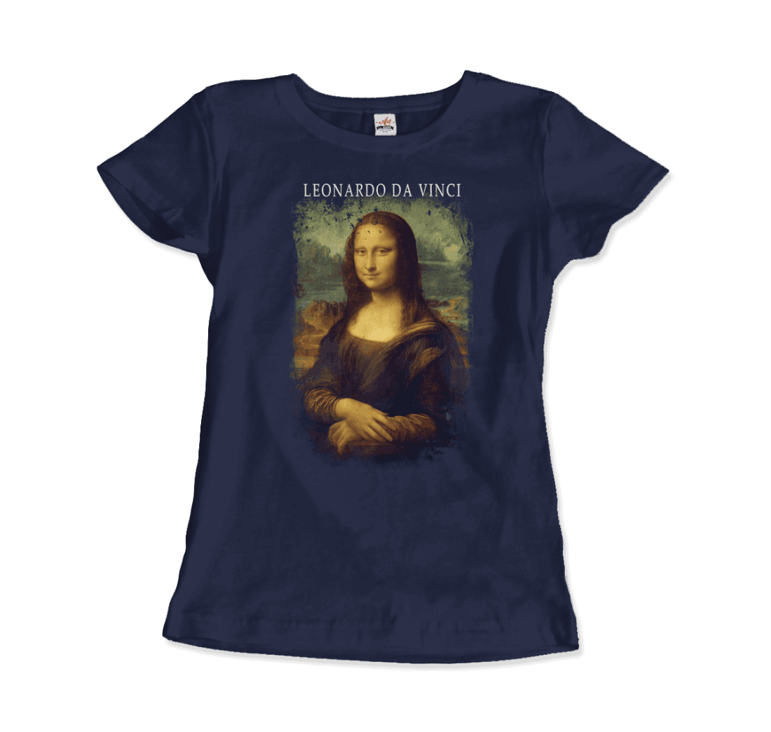 Leonardo Da Vinci, Mona Lisa, 1503~1519 Artwork T-Shirt-6