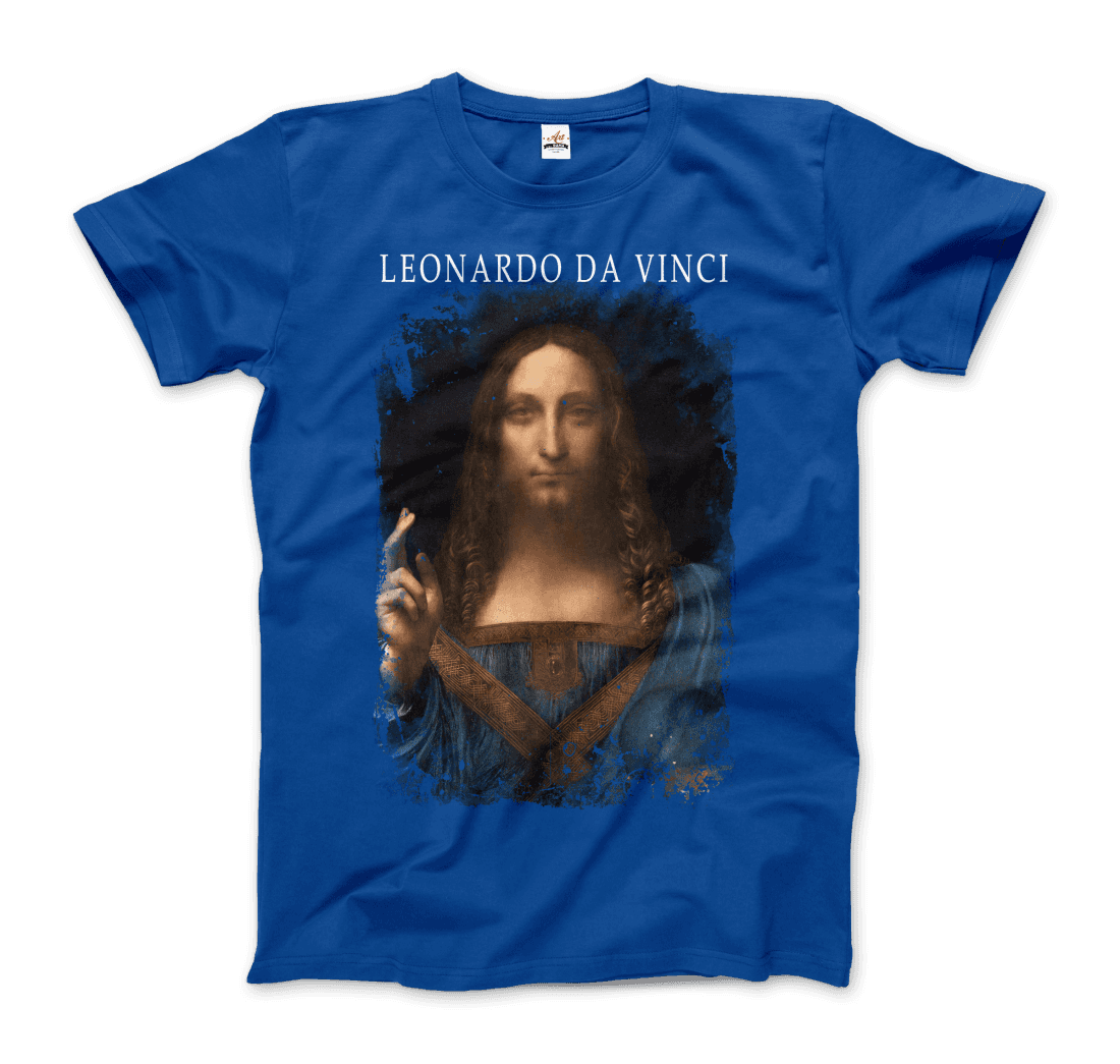 Leonardo Da Vinci, Salvator Mundi, 1499~1510 Artwork T-Shirt-9