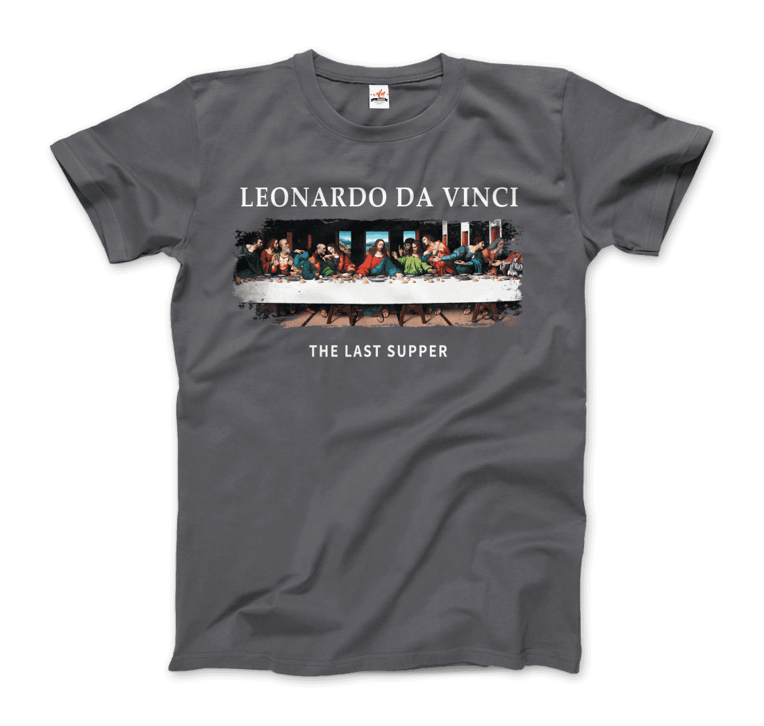 Leonardo Da Vinci - The Last Supper Artwork T-Shirt-11