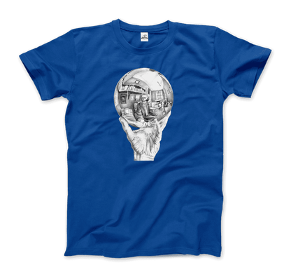 M.C. Escher Hand with Reflective Globe T-Shirt-3