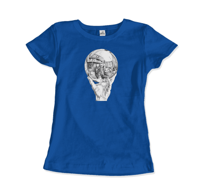 M.C. Escher Hand with Reflective Globe T-Shirt-8