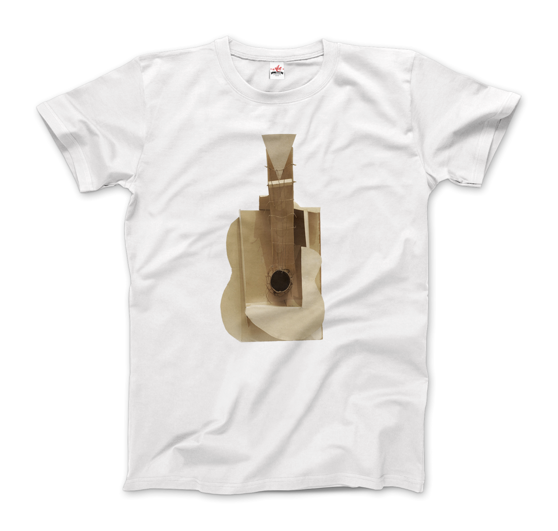 Pablo Picasso Guitar Sculpture 1912 Artwork T-Shirt-3