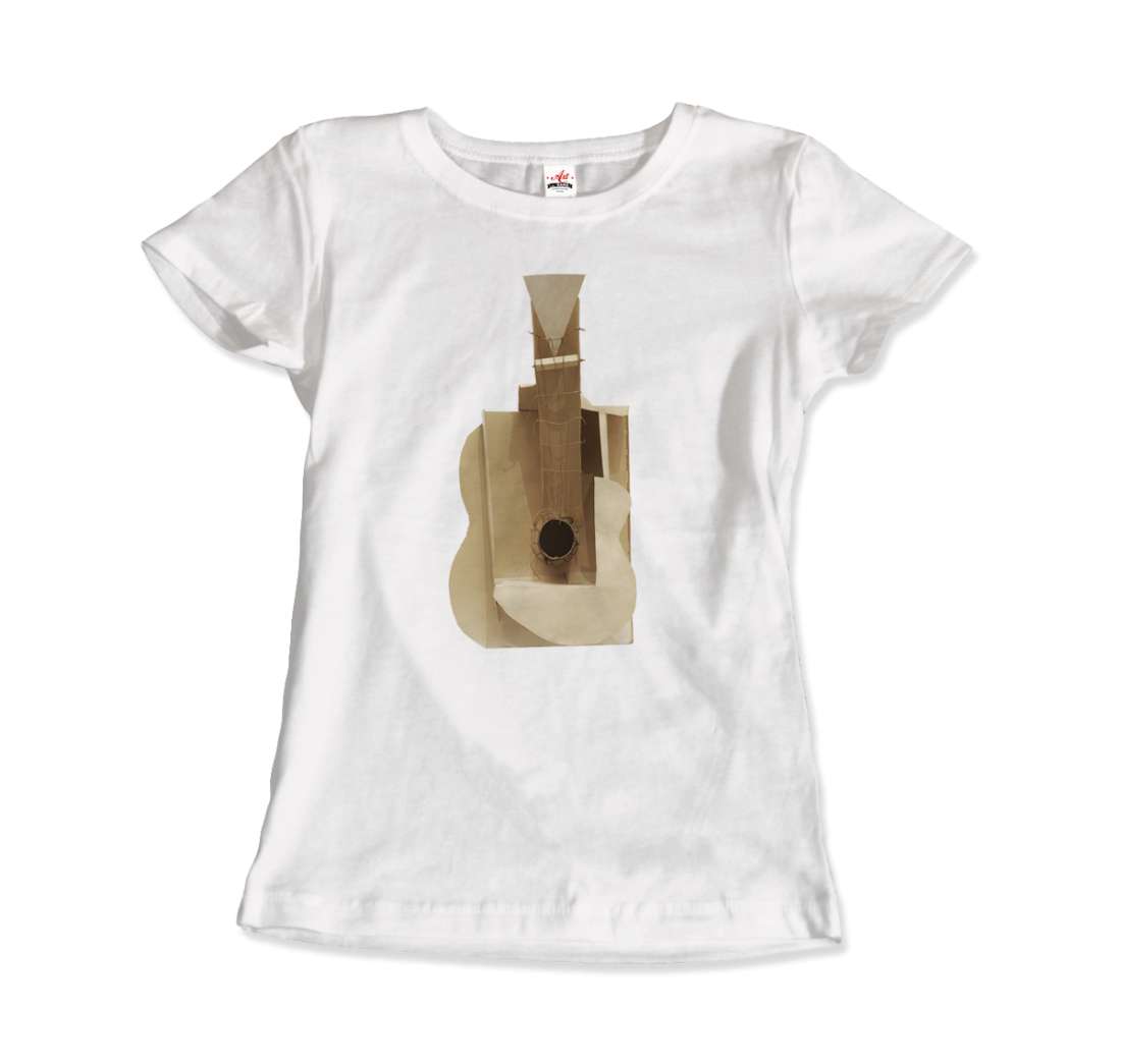 Pablo Picasso Guitar Sculpture 1912 Artwork T-Shirt-4