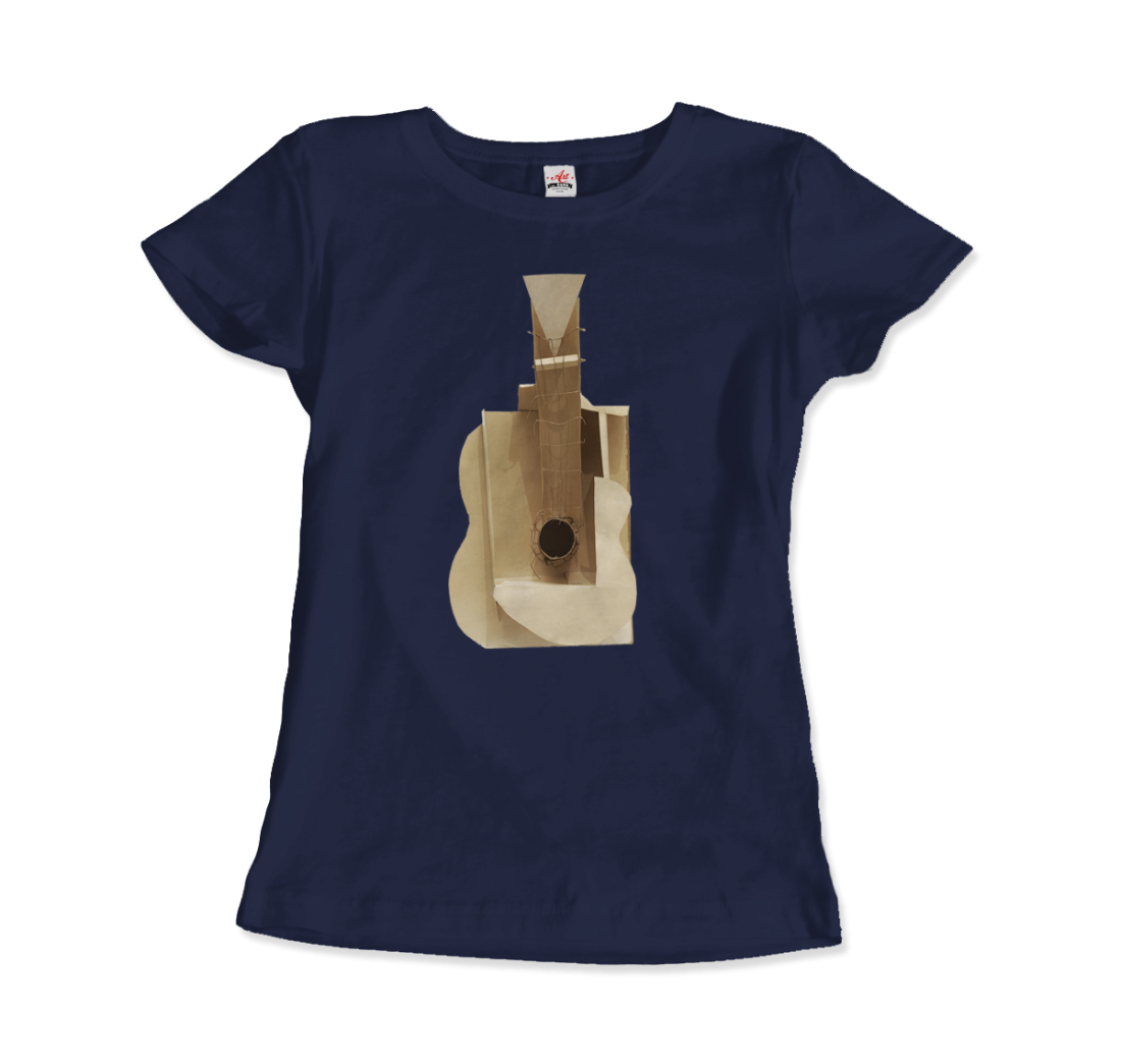 Pablo Picasso Guitar Sculpture 1912 Artwork T-Shirt-6