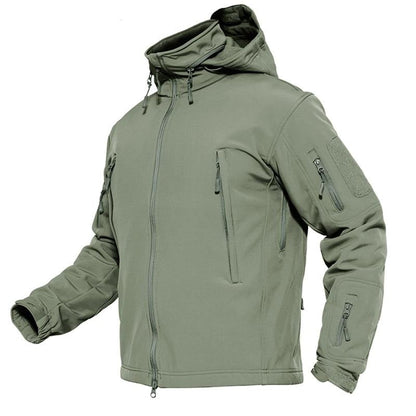 Winter Military Fleece Jacket Mens Soft shell Jacket Tactical Waterproof Army Jackets Coat Airsoft Clothing Windbreaker-0