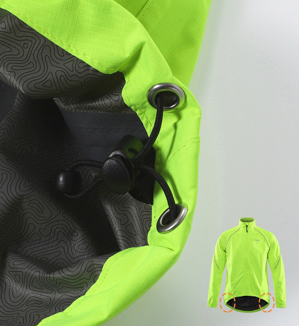 Mens Cycling Windbreaker Jackets Bicycle Raincoat Waterproof Motorcycle Clothing Outerwear Bike Jersey Lightweight-5