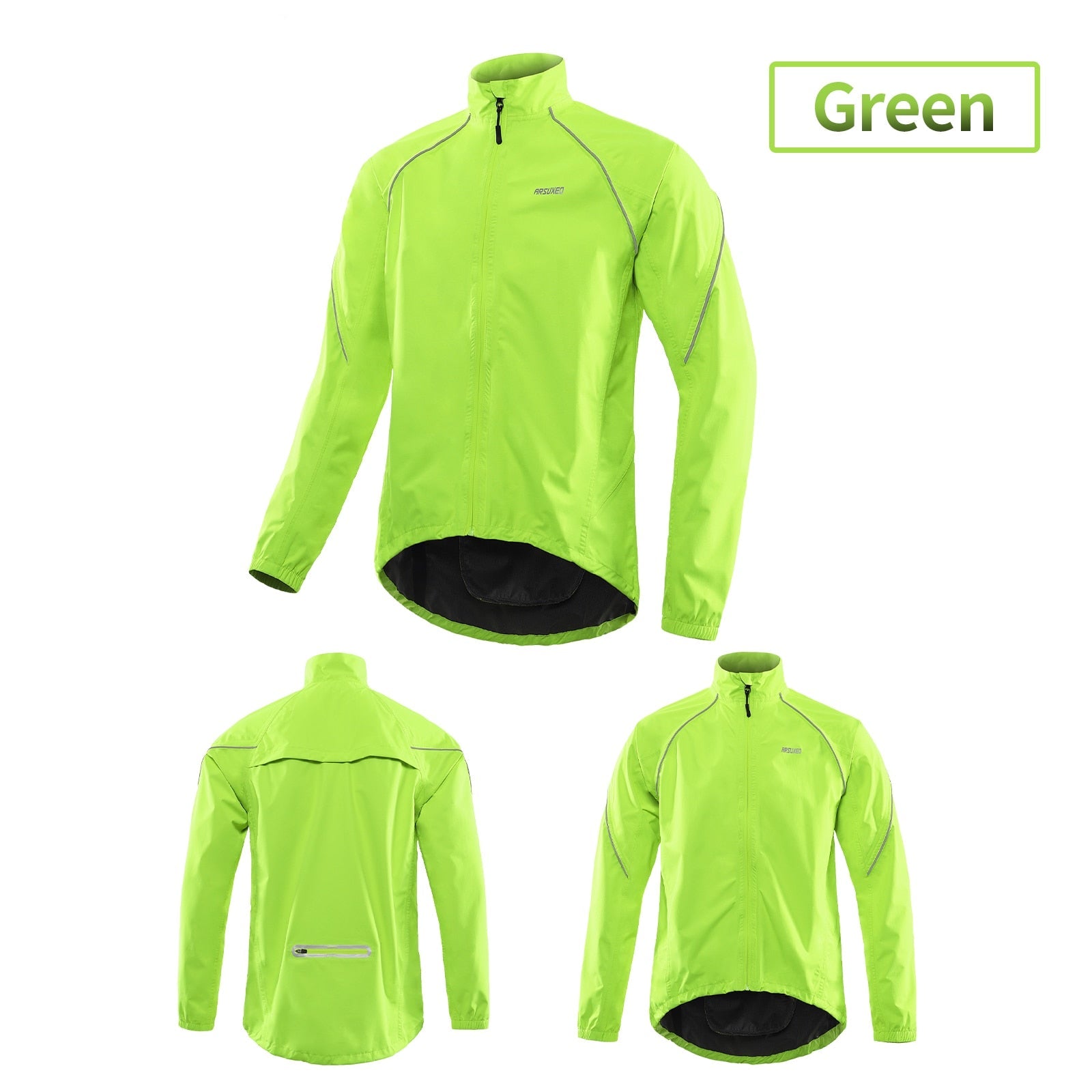 Mens Cycling Windbreaker Jackets Bicycle Raincoat Waterproof Motorcycle Clothing Outerwear Bike Jersey Lightweight-2