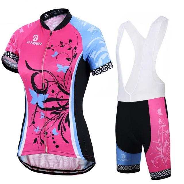 Summer Women MTB Bike Cycling Clothing Set-1