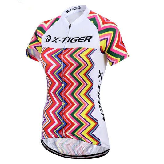 Women Summer 100% Polyester Mountain Bike Clothing-0