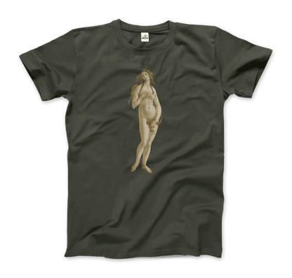 Sandro Botticelli - Venus (from The Birth of Venus) Artwork T-Shirt-11