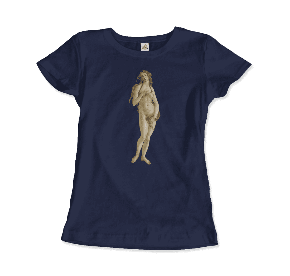 Sandro Botticelli - Venus (from The Birth of Venus) Artwork T-Shirt-6