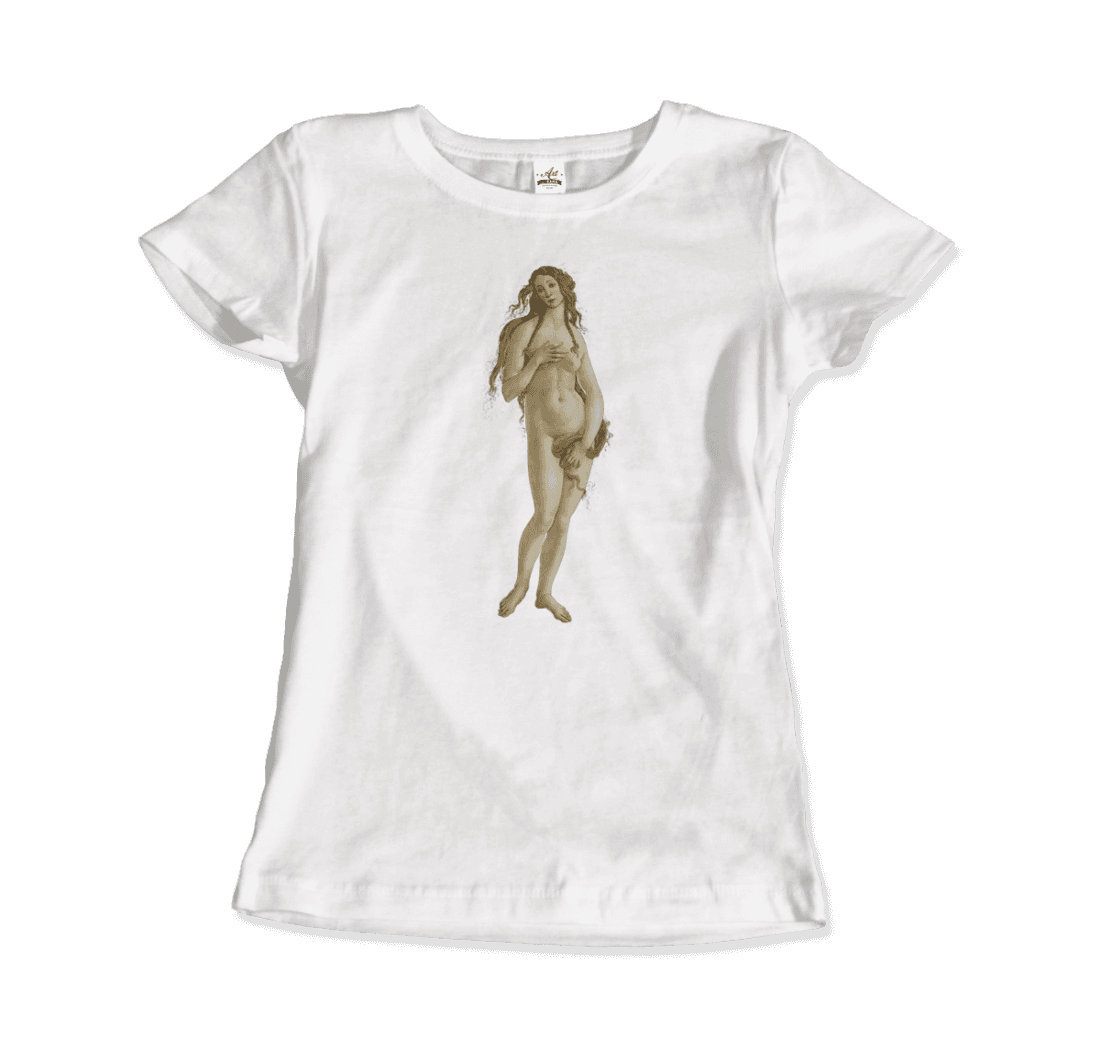 Sandro Botticelli - Venus (from The Birth of Venus) Artwork T-Shirt-4