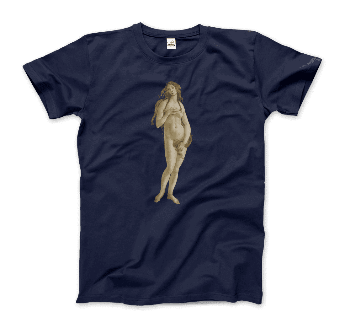 Sandro Botticelli - Venus (from The Birth of Venus) Artwork T-Shirt-5