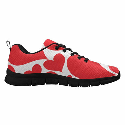 Sneakers for Women, Love Red Hearts - S926-0