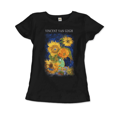 Van Gogh Five Sunflowers 1888, Artwork T-Shirt-4